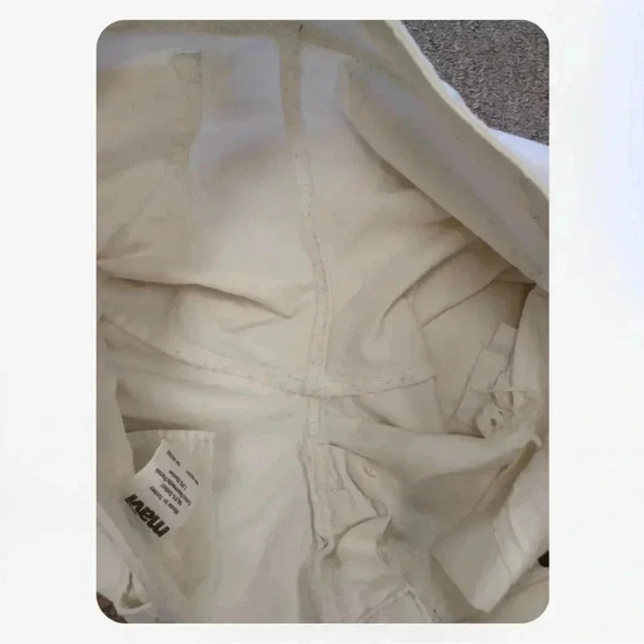 Mavi Skinny Distressed White Jeans Size 31/32 - Picture 9 of 11